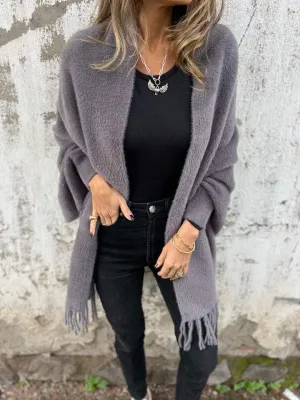AOIBHE - Elegant Drape Cardigan