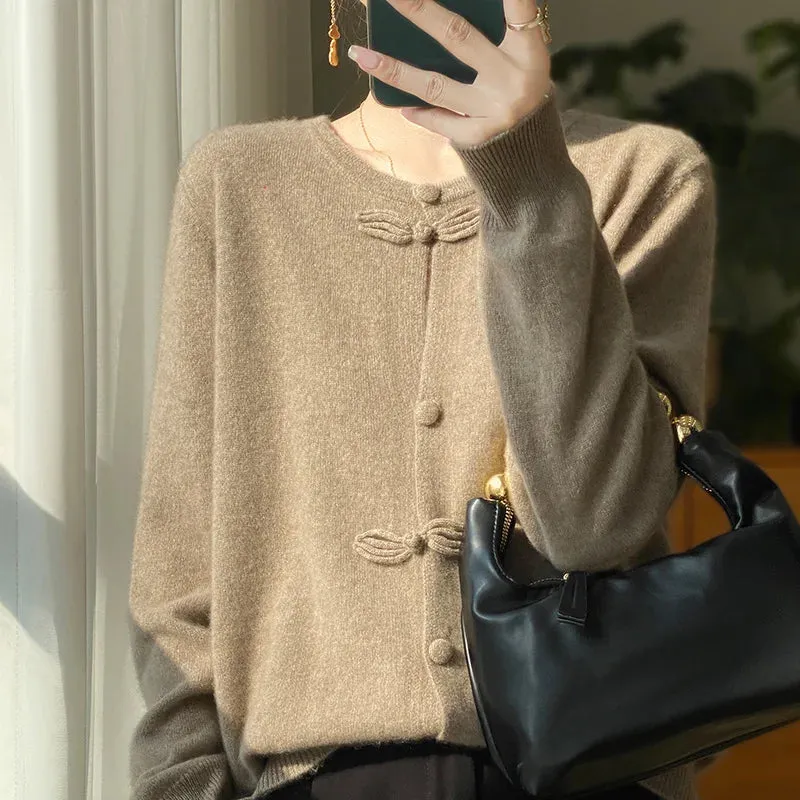 BELLA - Chic Bow Cardigan