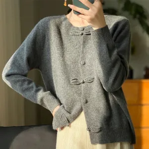 BELLA - Chic Bow Cardigan