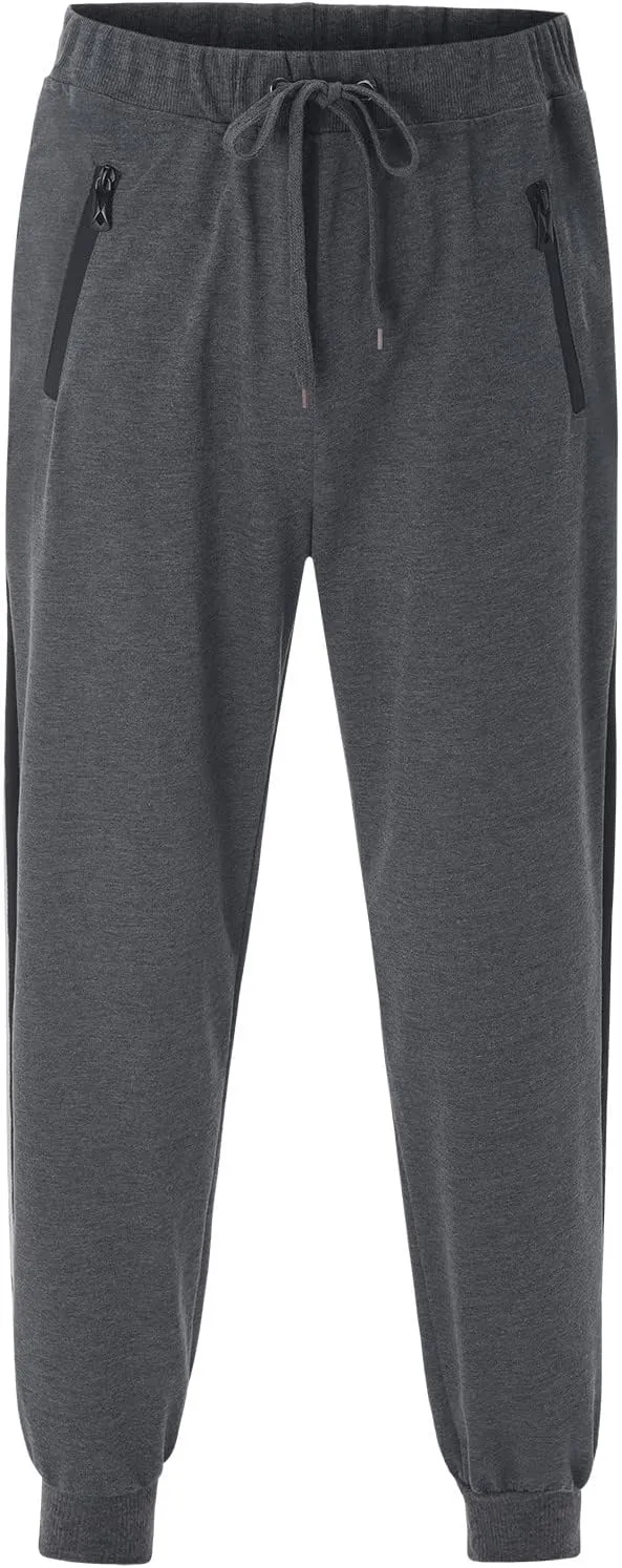 Cargo Trousers for Men Joggers Casual Closed Bottom Lounge Pants Gym Sweatpants with Pockets Men's Joggers Sweatpants