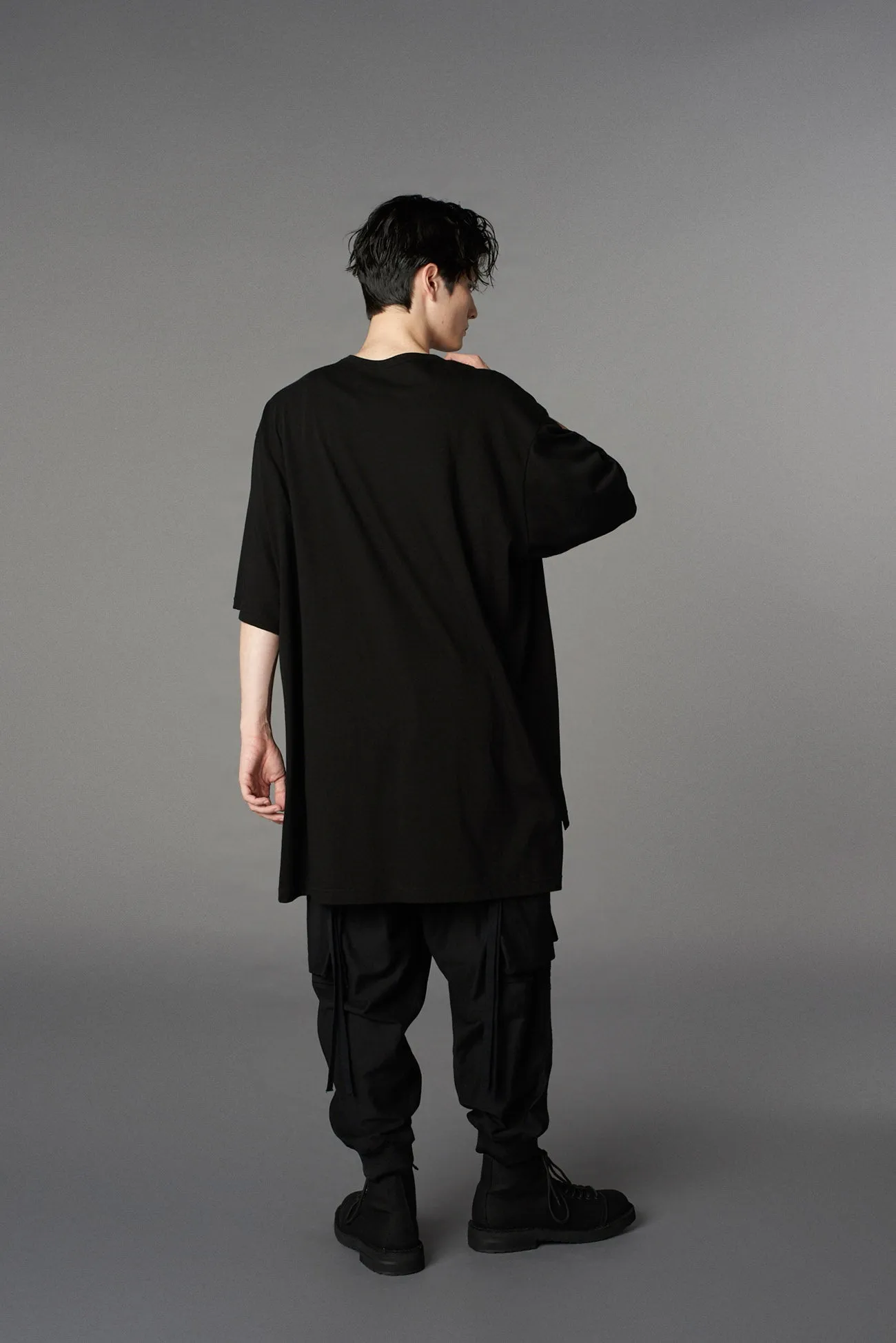 COTTON TWILL STANDARD RIBBED HEM CARGO