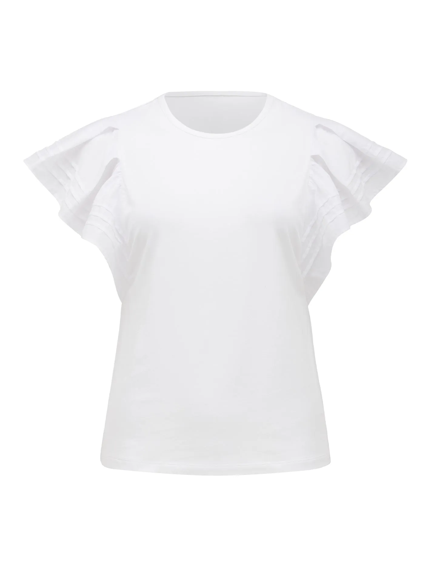 Debbie Pintuck Flutter Sleeve Top
