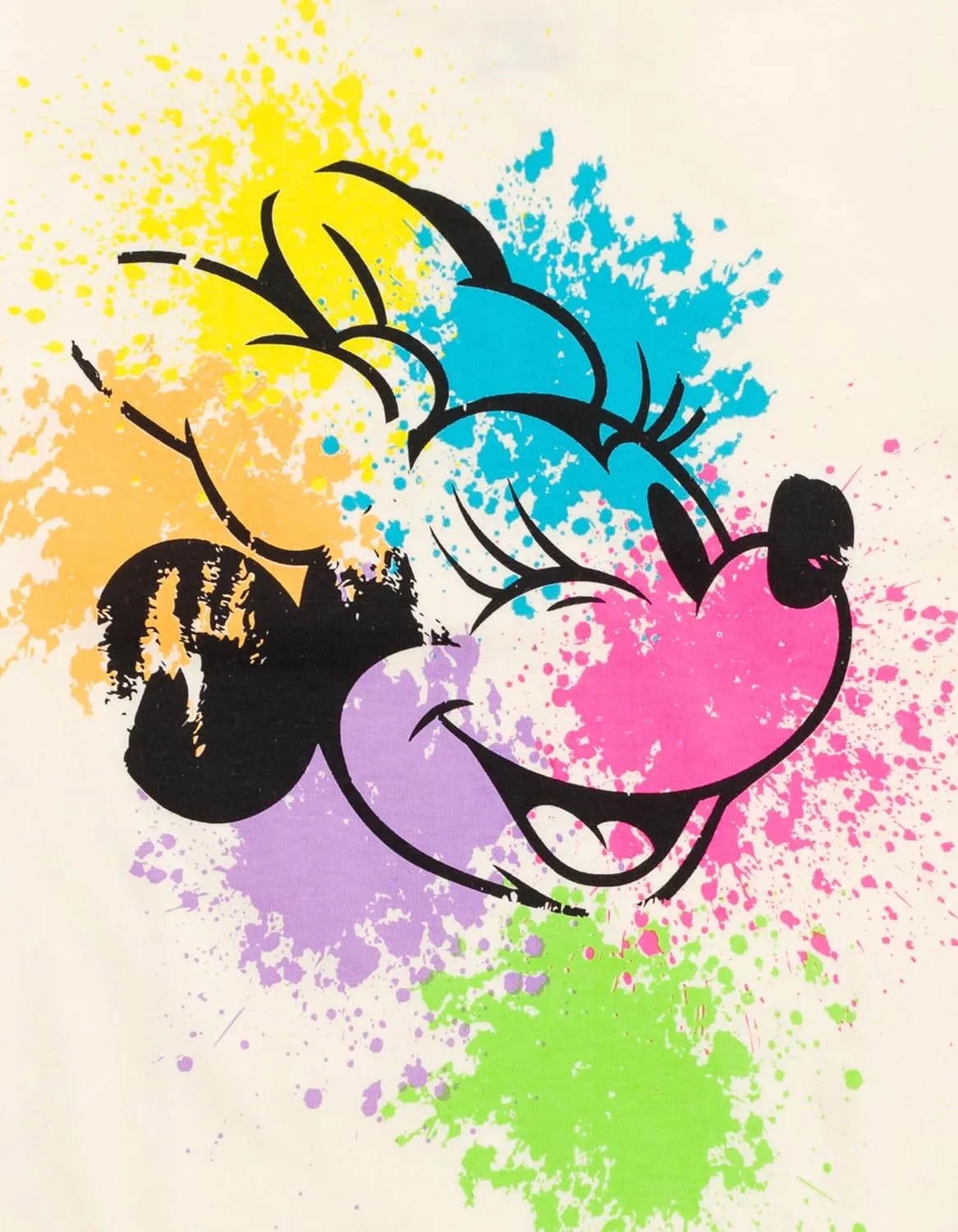 Disney Junior Floral T-Shirt and French Terry Shorts Outfit Set Newborn to Big Kid Sizes (6-9 Months - 14-16)