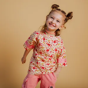 Drop Shoulder Tee - Ditsy Floral