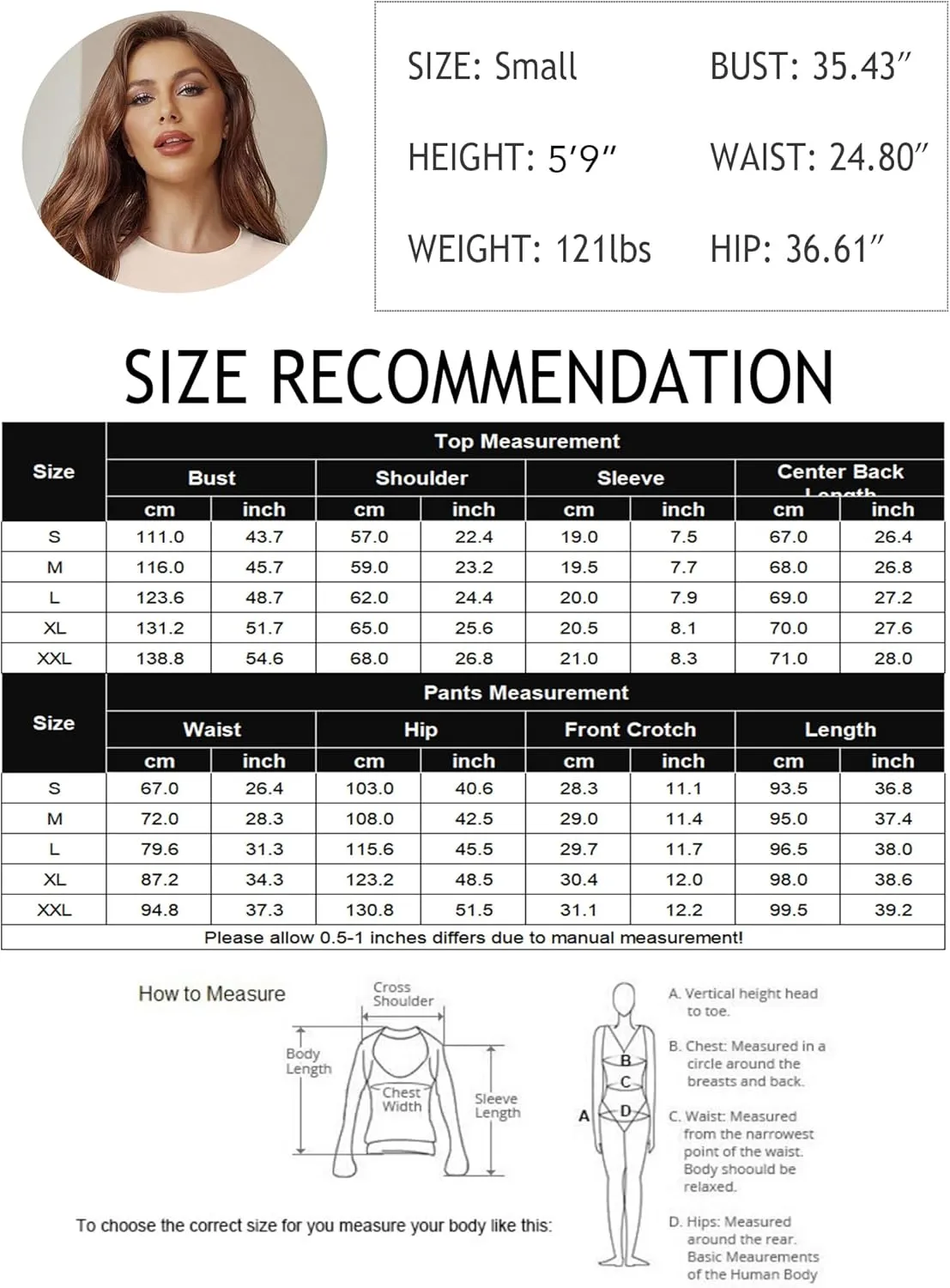 Ekouaer Lounge Sets for Women Short Sleeve Tops and Long Pants Soft Comfy Pajamas Set 2 Piece Outfits S-XXL