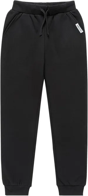 Kids Soft Brushed Fleece Jogger Sweatpants Adjustable Drawstring Casual Pants for Boys and Girls 3-12 Years