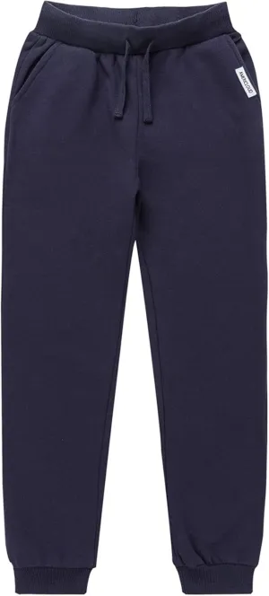 Kids Soft Brushed Fleece Jogger Sweatpants Adjustable Drawstring Casual Pants for Boys and Girls 3-12 Years