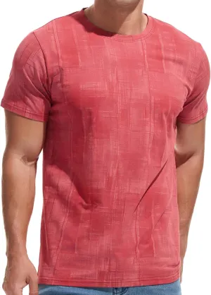KLIEGOU Men's Graphic T-Shirt 95% Cotton Crew Neck Short Sleeve Tee Soft Stretch Casual Printed Top