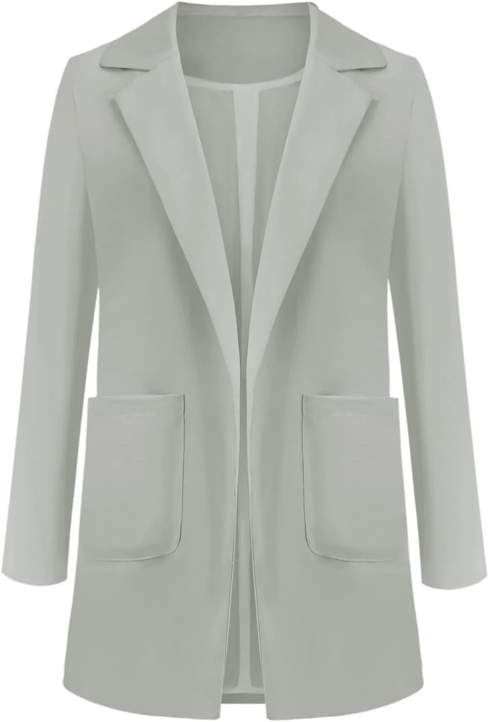 Lightweight Blazer For Women 2025 Office Work Jackets Long Sleeve Solid Formal Open Front Lapel Trendy Cardigans