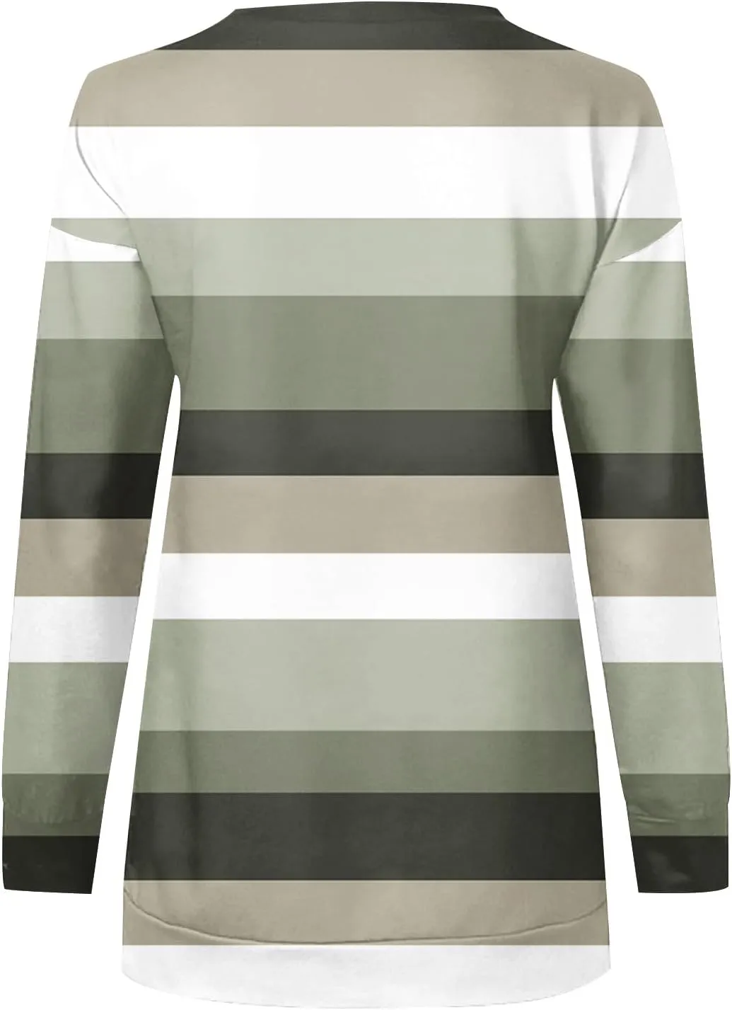 Lightweight Zip Up Hoodie For Women Trendy 2023 Fall Striped Print Tunic Tops Quarter Zip Casual Pullover Sweatshirt