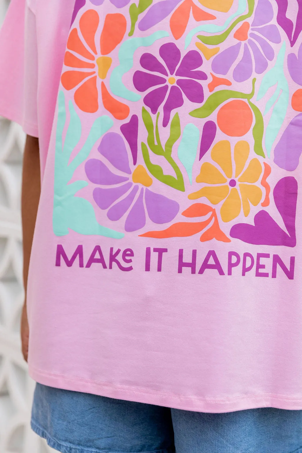 Make it Happen Tee in Sherbet