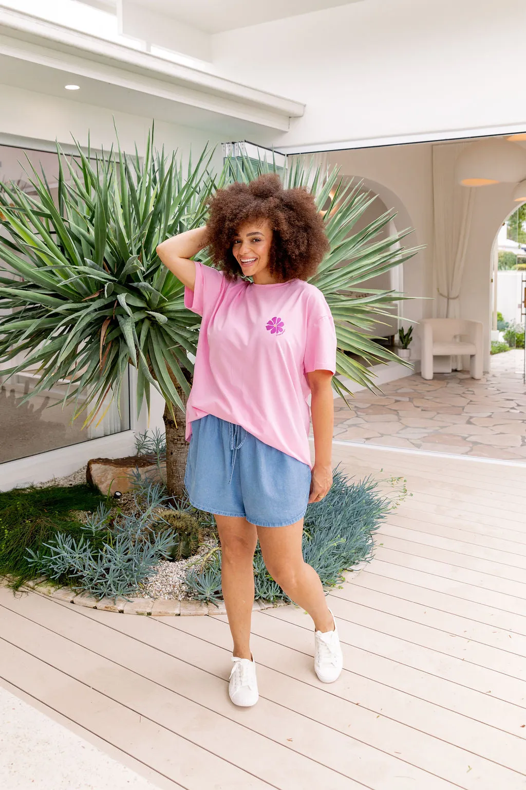 Make it Happen Tee in Sherbet