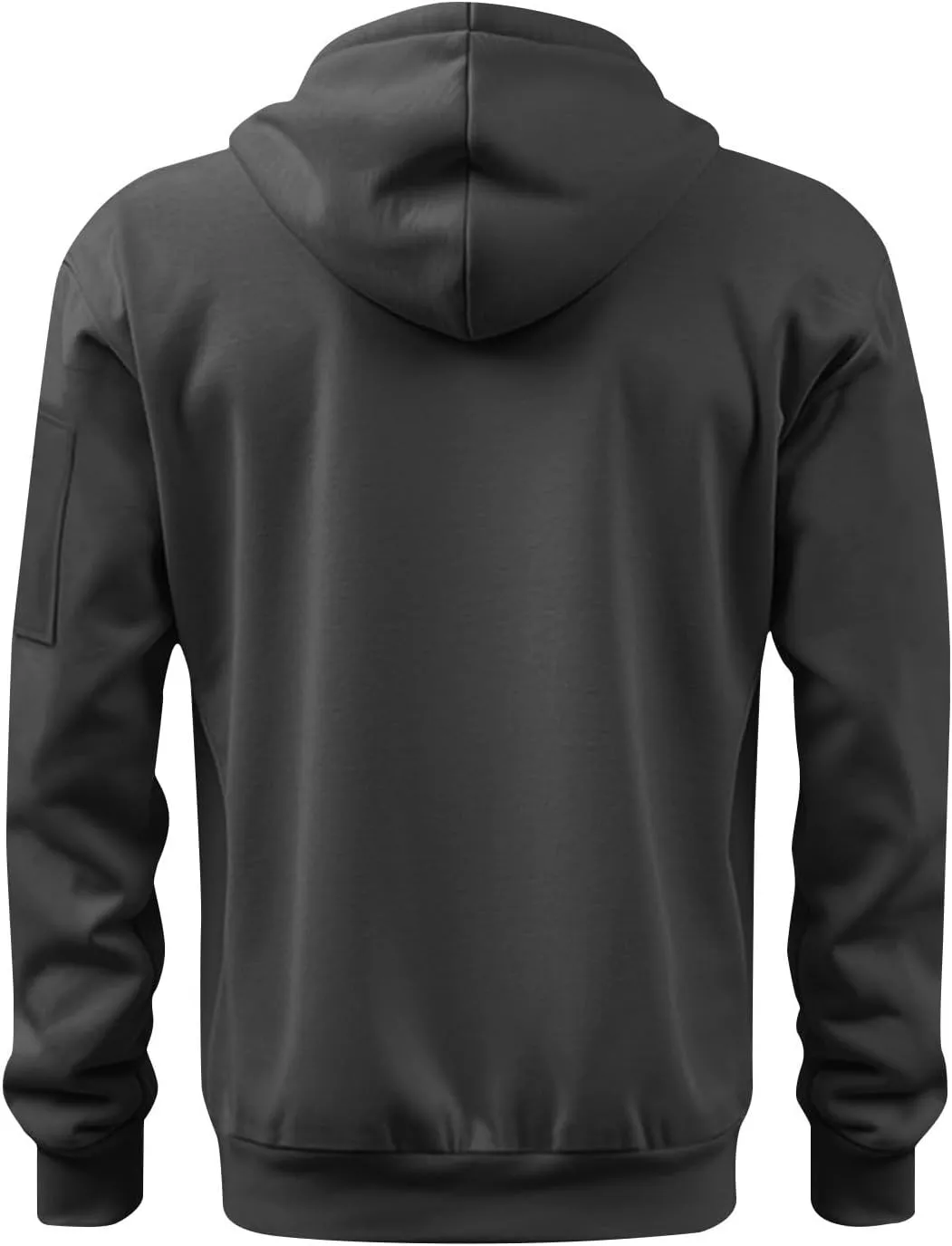 Men Hoodies Full Zip Hooded Sweatshirt American Flag Long Sleeve Coats Trendy Casual Jackets with Pocket