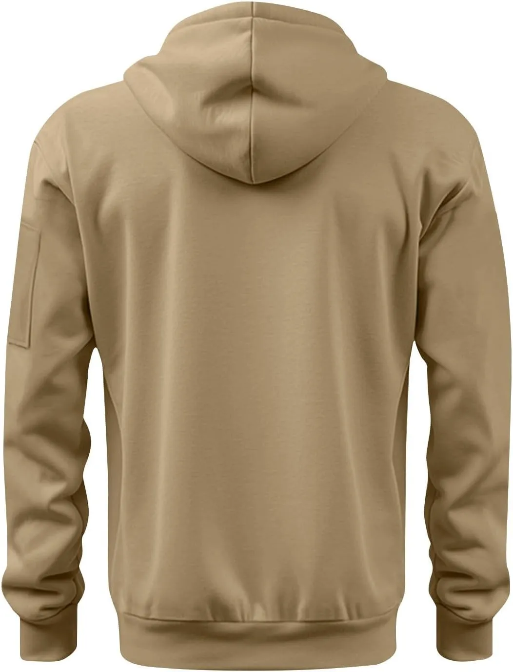Men Hoodies Full Zip Hooded Sweatshirt American Flag Long Sleeve Coats Trendy Casual Jackets with Pocket