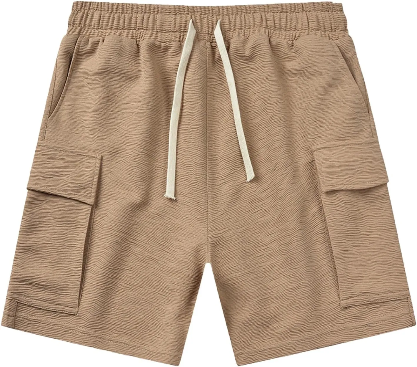 Men Shorts Casual Slim-Fit Elastic Beach Shorts Gym Basketball Lightweight Classic Regular Comfort Activewear Pants