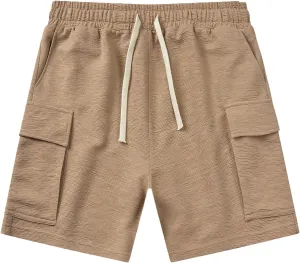 Men Shorts Casual Slim-Fit Elastic Beach Shorts Gym Basketball Lightweight Classic Regular Comfort Activewear Pants