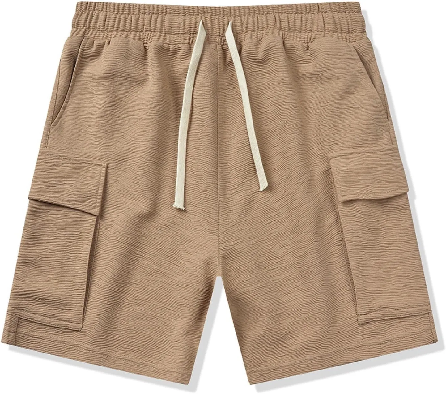 Men Shorts Casual Slim-Fit Elastic Beach Shorts Gym Basketball Lightweight Classic Regular Comfort Activewear Pants