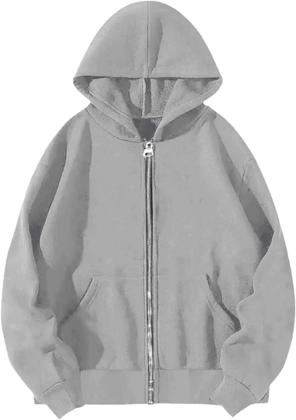 Oversized Hoodies for Women Trendy Plus Size Long Sleeve Cute Zip Up Sweatshirts Y2k Casual Fall Fashion 2024 Clothes