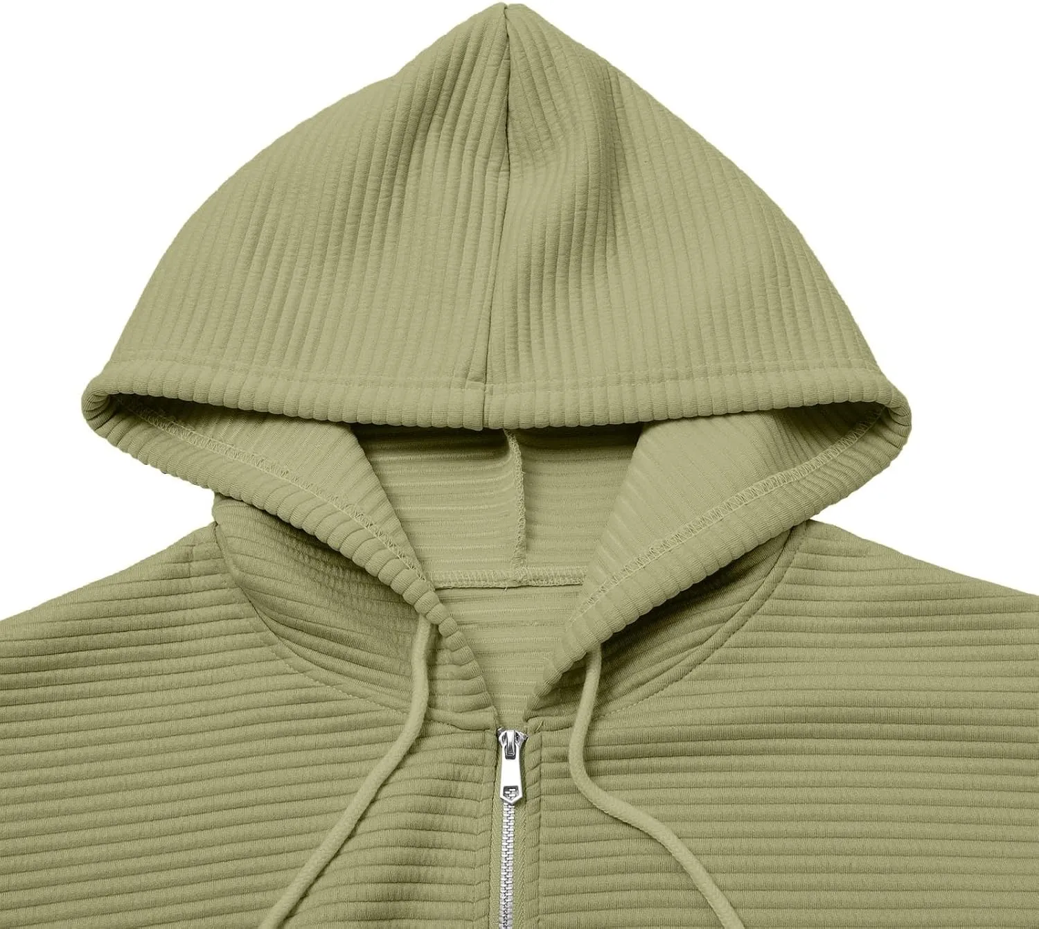 Oversized Zip Up Hoodie Women Long Sleeve Hooded Preppy Sweatshirts with Pockets Casual Jacket Y2k Fall Outfits 2024