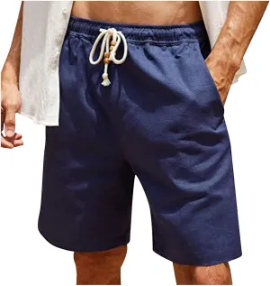 Simple Style Shorts for Men Trending Solid Color Athletic Workout Running Short Pants Trousers Wrinkle Free Shorts