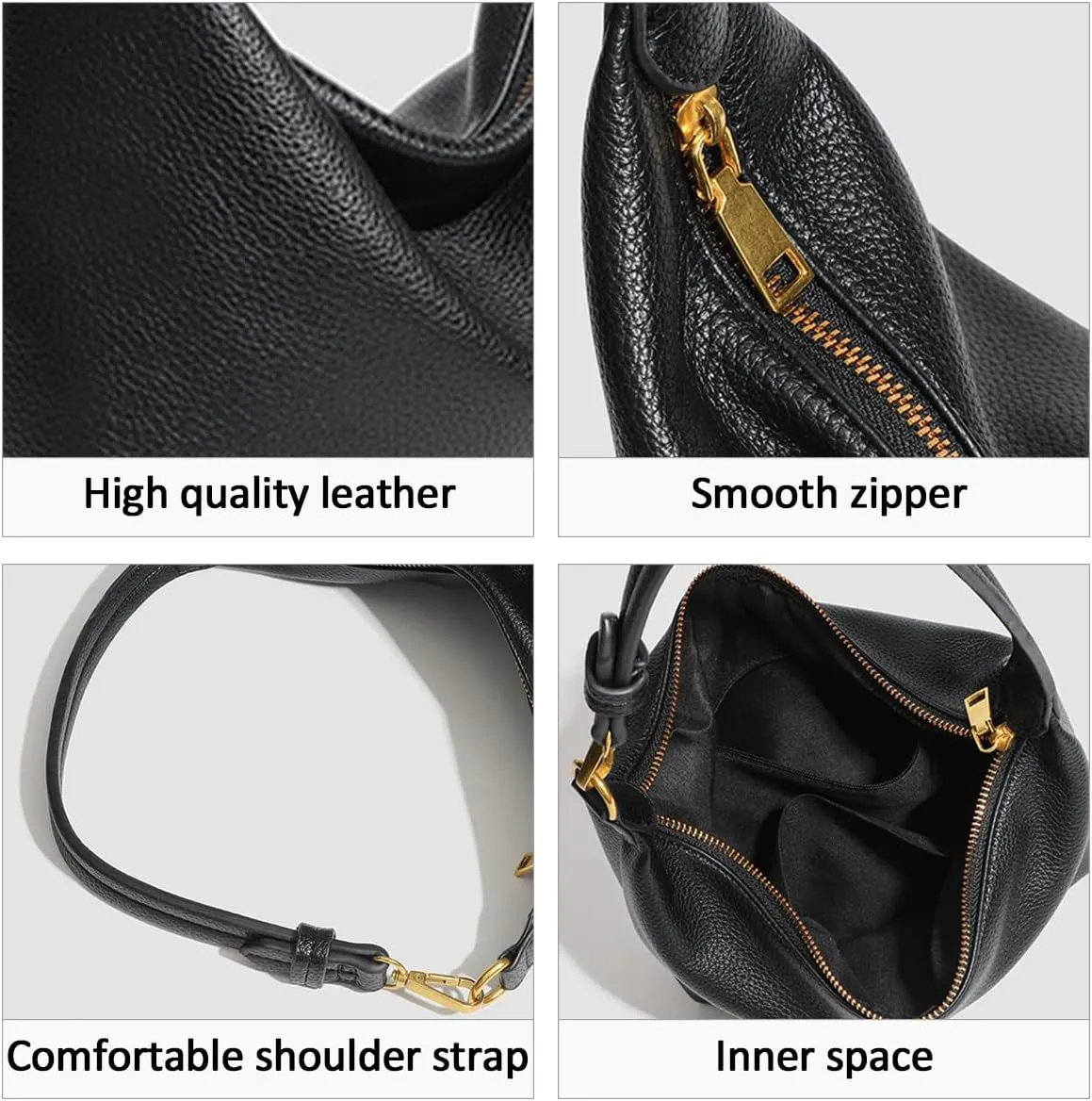 Small Hobo Bags for Women Trendy Underarm Shoulder Bag Soft Leather Tote Handbag Slouchy Satchel Purse for 2025
