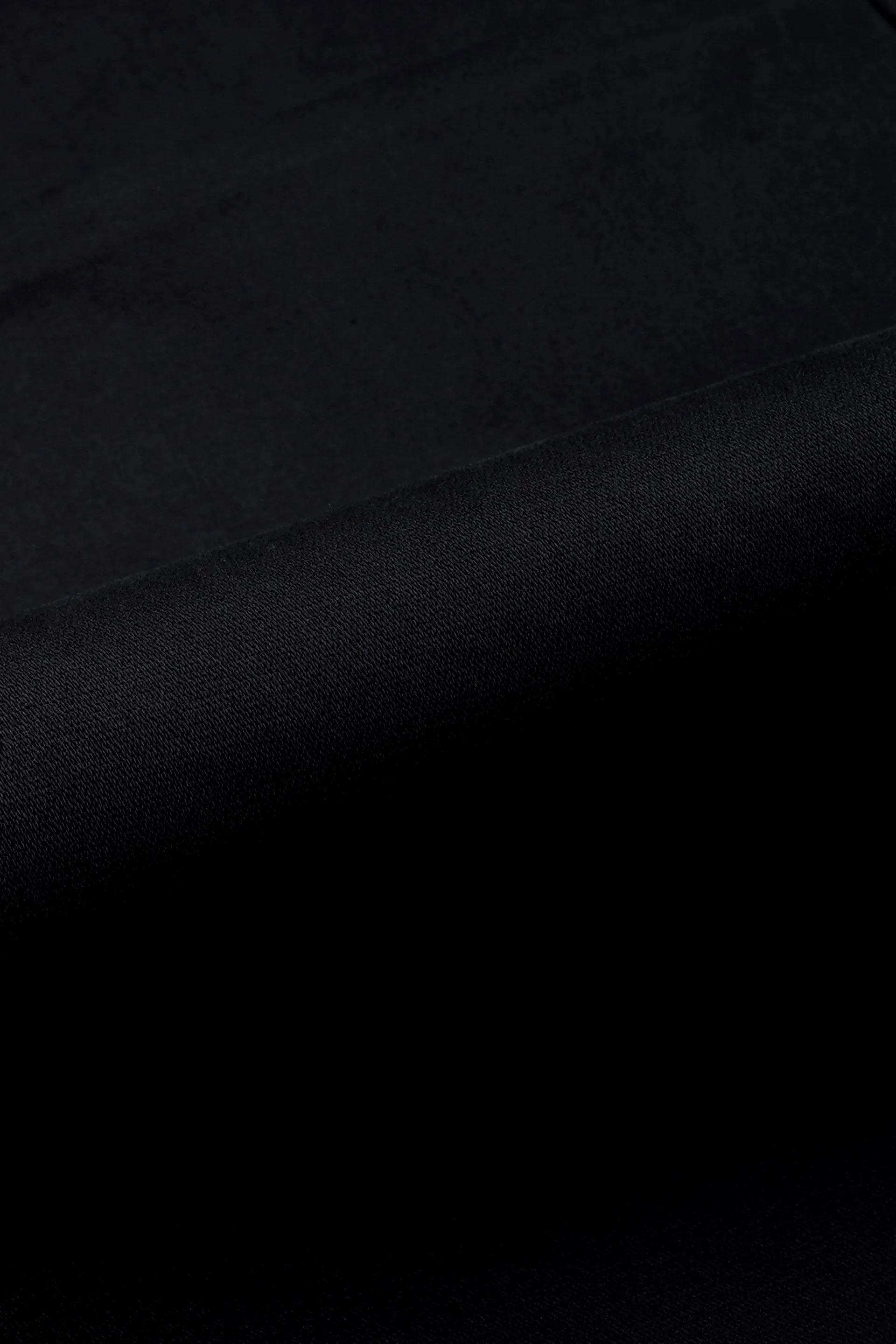 SOFT COTTON RELAXED FLEXIWAIST PANTS IN BLACK