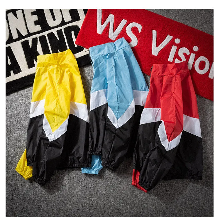 Summer ins Sporty Loose Thin Jacket Trendy Personality Color-Matching Sunscreen Outerwear