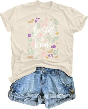 T&Twenties Floral T Shirt for Women Boho Wildflower Blessed Graphic Tees Funny Inspirational Short Sleeve Casual Tops
