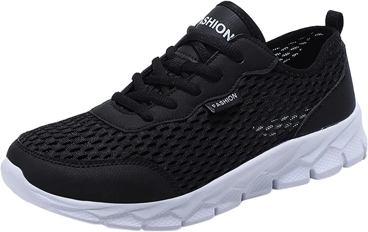 Tennis Shoes Womens Lightweight Comfortable Lace up Mens Tennis Shoes Slip On Black Casual Shoes Waterproof Sneakers Red Tennis Shoe Cross Trainer Shoe
