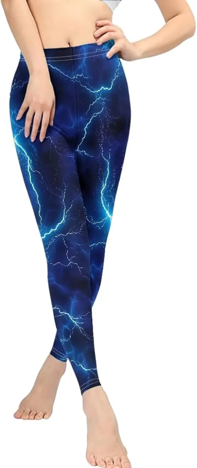Women High Waist Tummy Control Workout Pants, Stretch Leggings for Sports Running Fitness, Soft Lounge Yoga Pant