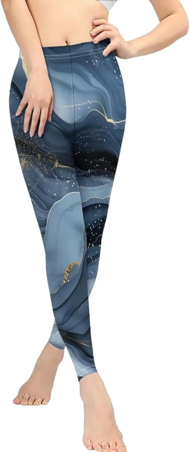 Women High Waist Tummy Control Workout Pants, Stretch Leggings for Sports Running Fitness, Soft Lounge Yoga Pant