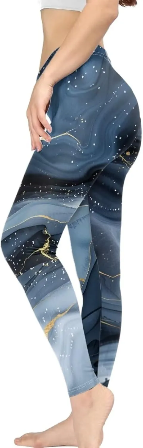 Women High Waist Tummy Control Workout Pants, Stretch Leggings for Sports Running Fitness, Soft Lounge Yoga Pant