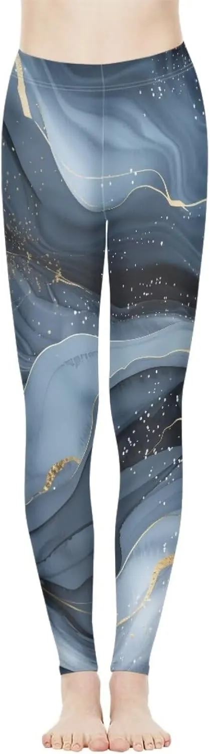 Women High Waist Tummy Control Workout Pants, Stretch Leggings for Sports Running Fitness, Soft Lounge Yoga Pant