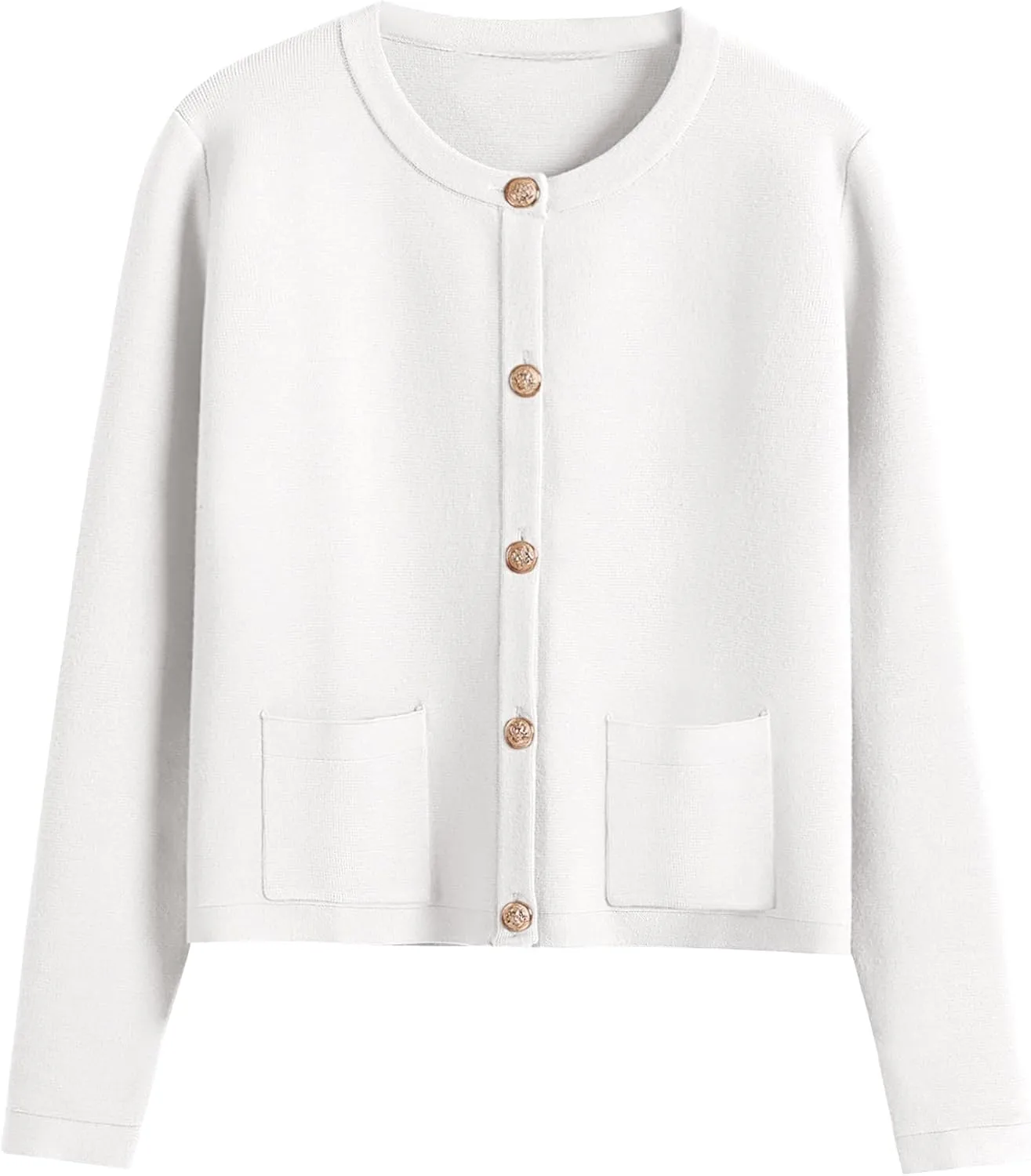 Women Striped Cardigan Sweaters Button Down Cropped Knit Lady Jackets Coat 2024 Fall Outfits Trendy Clothes