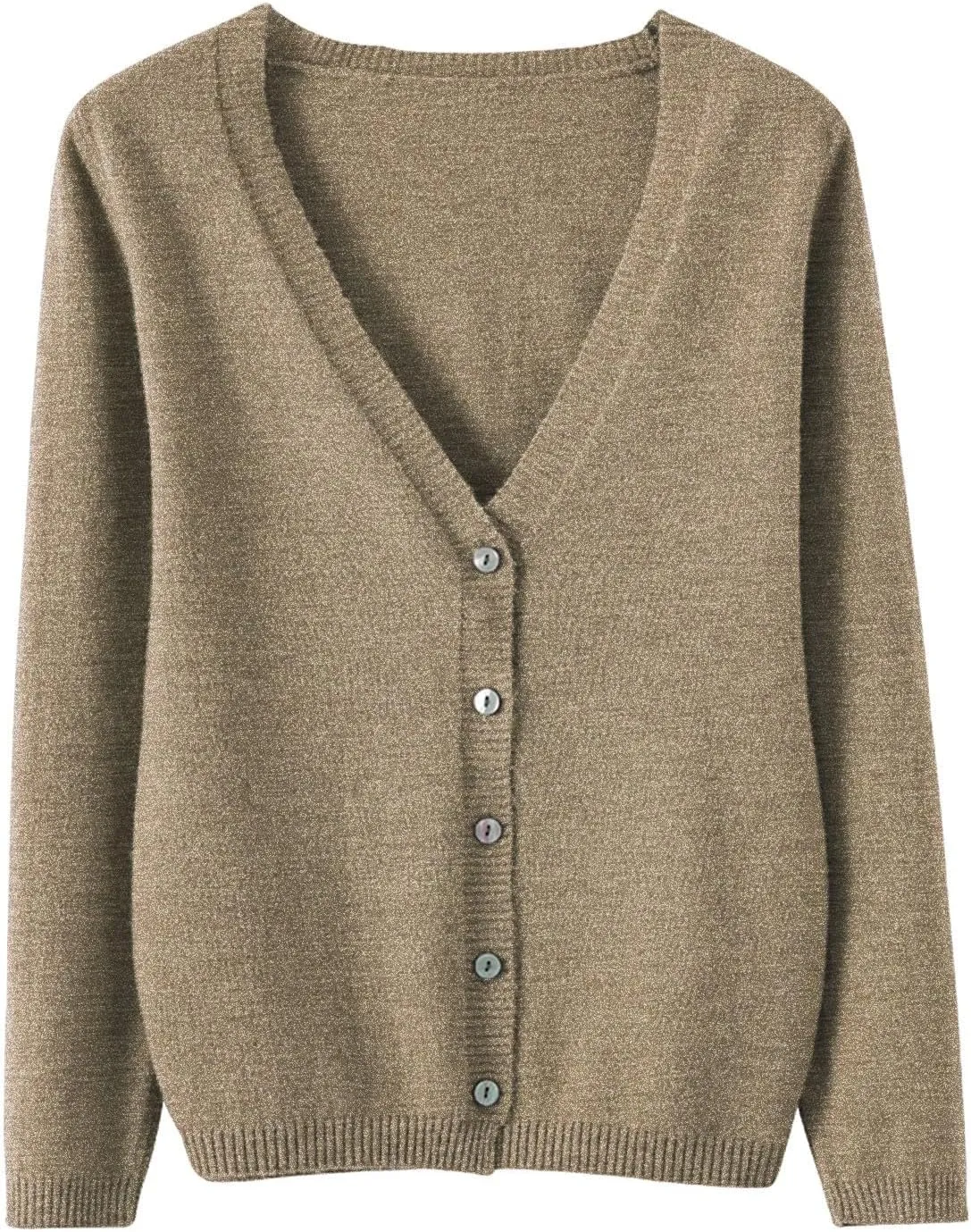 Womens 2024 Fall Fashion Cardigan Sweaters Lightweight V Neck Button Ribbed Knit Jumpers Comfy Open Front Casual Top
