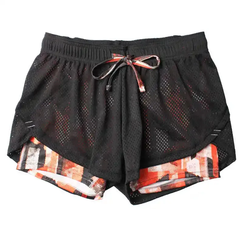 Women's Cool Printed Fitness Running Shorts