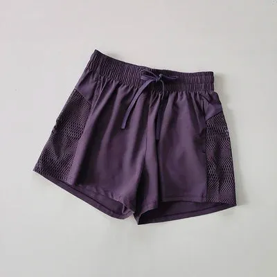 Women's High Waist 2-in-1 Quick Dry Yoga Shorts