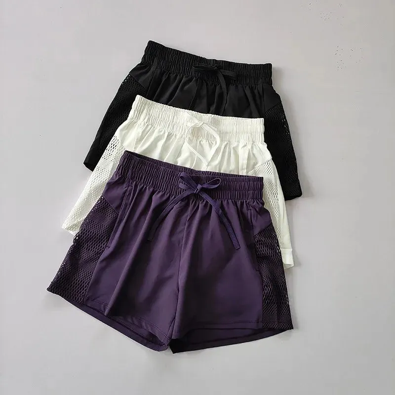 Women's High Waist 2-in-1 Quick Dry Yoga Shorts