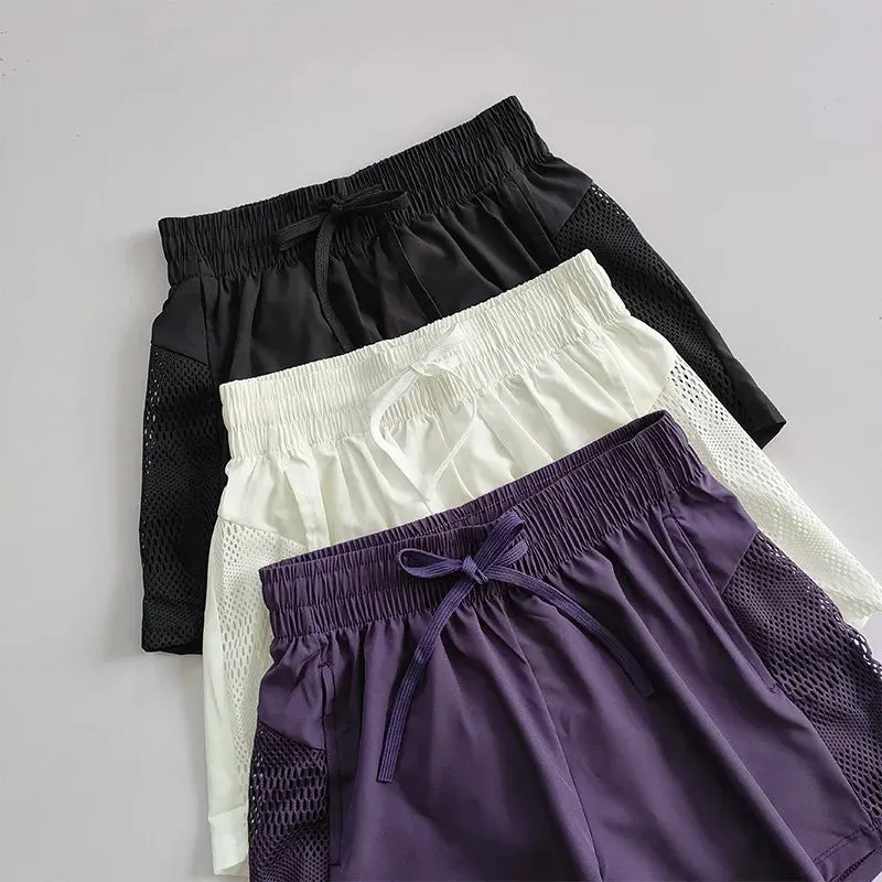 Women's High Waist 2-in-1 Quick Dry Yoga Shorts