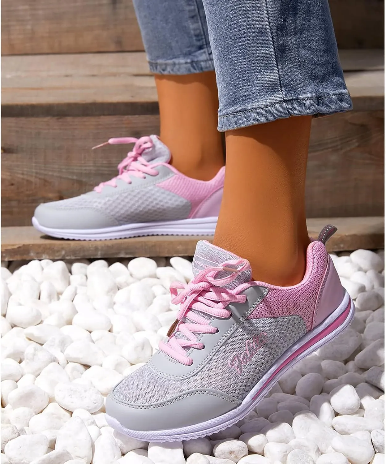 Women's Minimalist Walking Shoes Wide Toe Lace Up Tennis Shoes Men Athletic Casual Shoes for Fall Women Shoes Sneakers Black Tennis Shoe Trainers Shoe