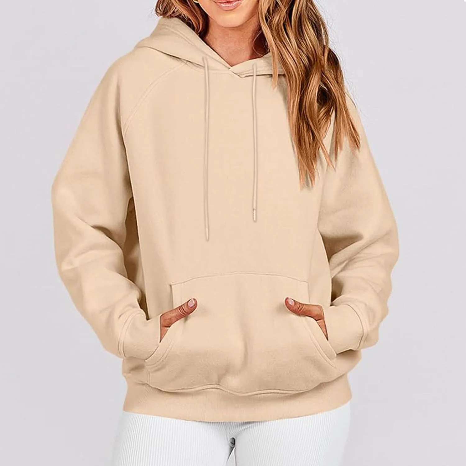Womens Oversized Hoodies Sweatshirts Fleece Hooded Pullover Sweater Tops Long Sleeve Fall Fashion Outfits Clothes 2023