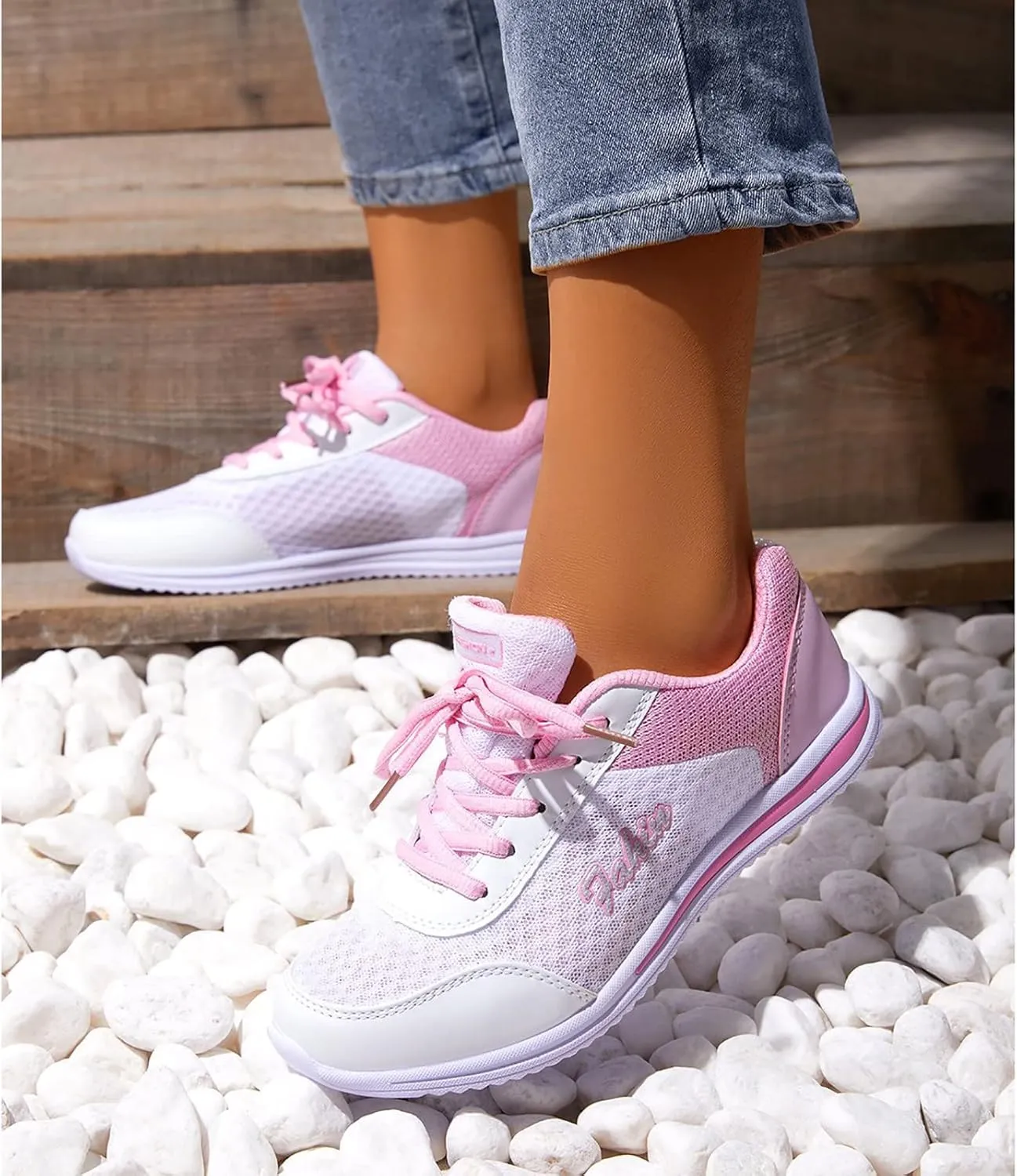 Women's Running Walking Tennis Shoes Comfortable Lace Up Running Shoes for Men Workout Men's Shoes Casual Casual Sneakers Slip On Tennis Shoe Trainers Shoe