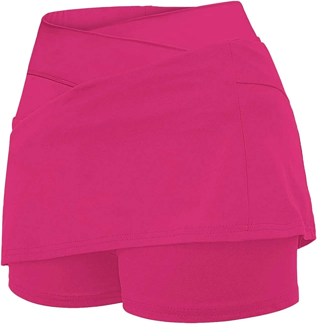 Womens Summer Tennis Skirts with Shorts Underneath,Soft, Pickleball, Athletic, Workout andLightweight with Pockets