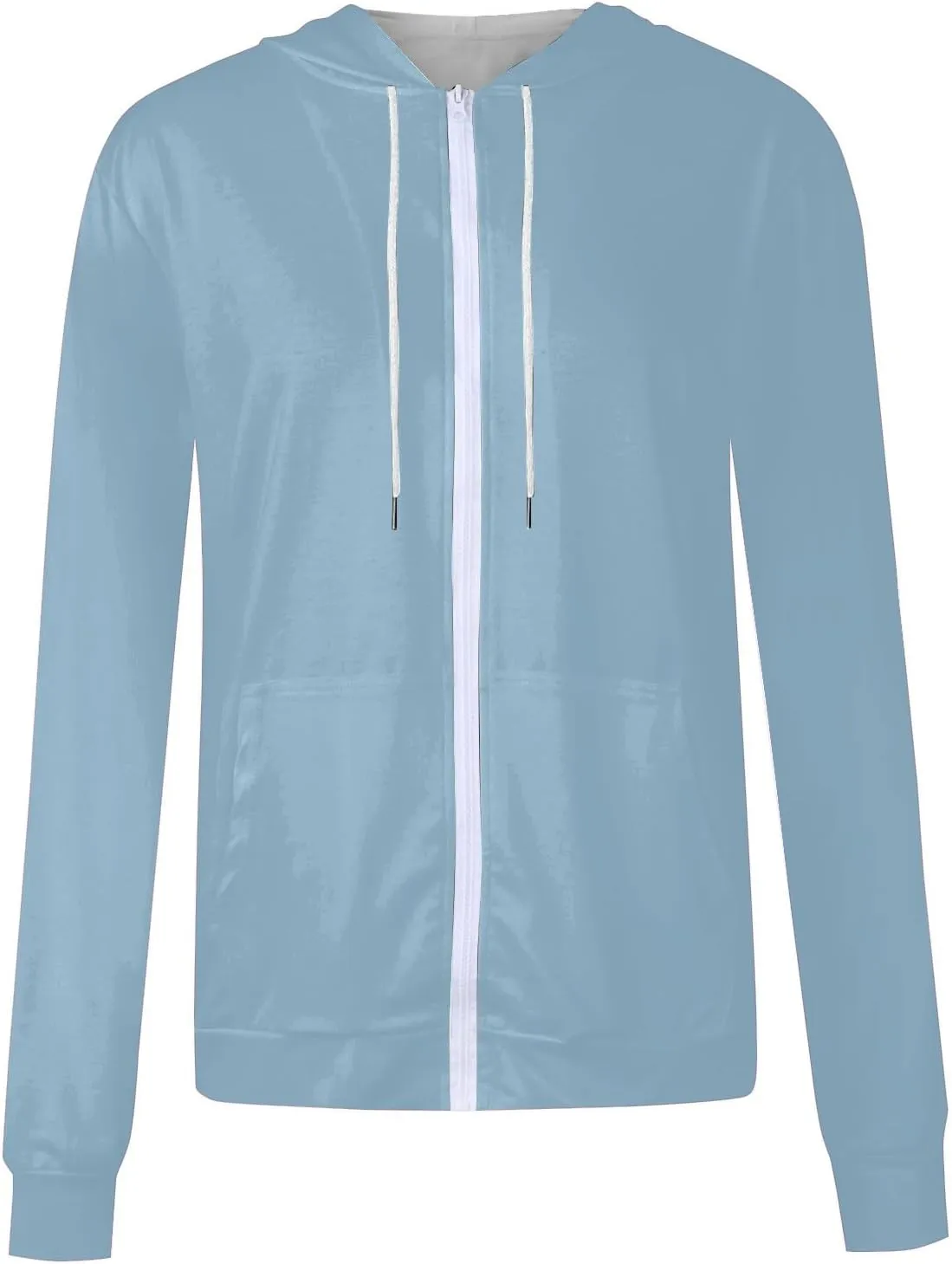 Womens Zip Up Hoodies Long Sleeve Fall Oversized Sweatshirts Jacket with Pockets 2025 Fashion Clothes Sweaters